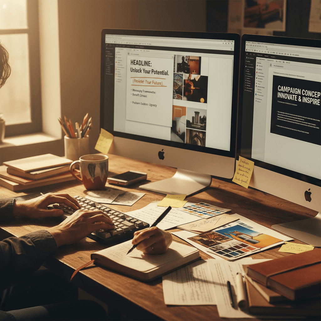 Copywriting and ad messaging creation